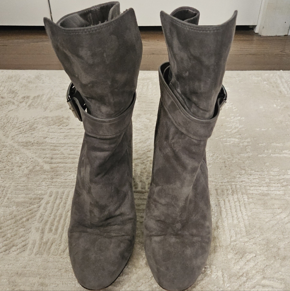 Vince Camuto Gray Suede Women's Boots
